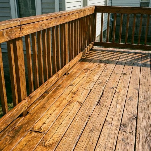 Deck and Fence Staining After
